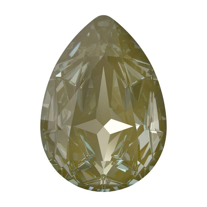 Swarovski Fancy Stones 4390 14 x 10 mm Crystal Herbal Green Lux