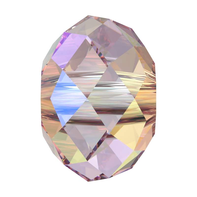 Swarovski Crystal Beads 5040 6 mm Rosaline Shimmer 2X