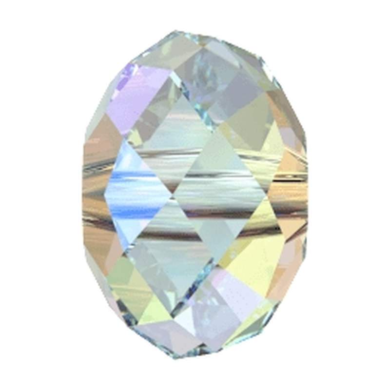 Swarovski Crystal Beads 5040 8 mm Light Azore Shimmer 2X