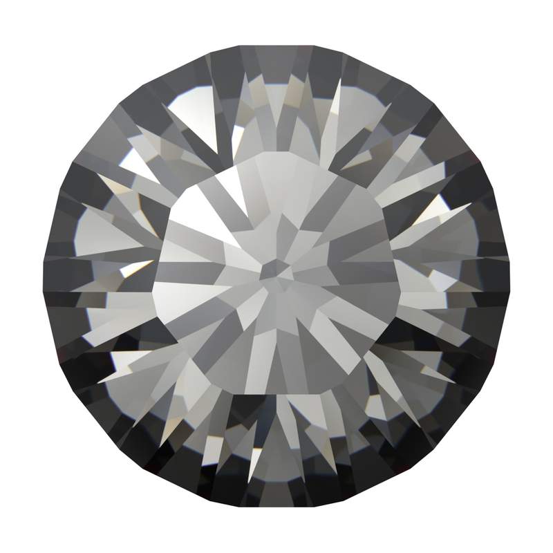 Swarovski Round Stones 1028 pp 8 Crystal Urban Grey F