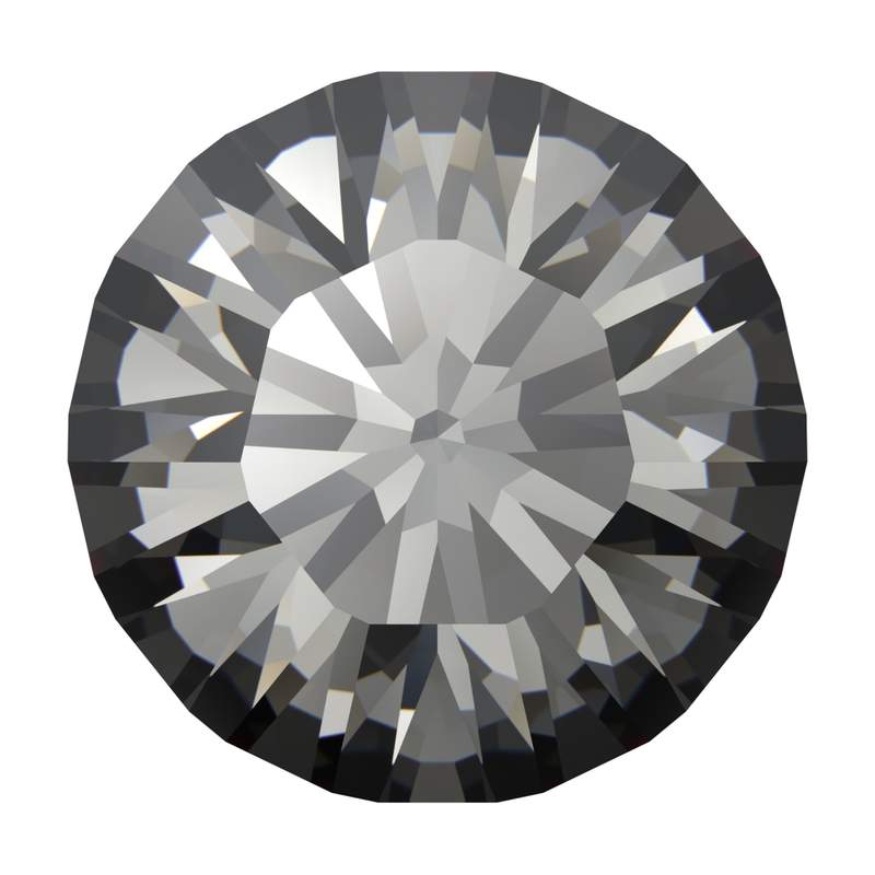 Swarovski Round Stones 1028 pp 12 Crystal Urban Grey F