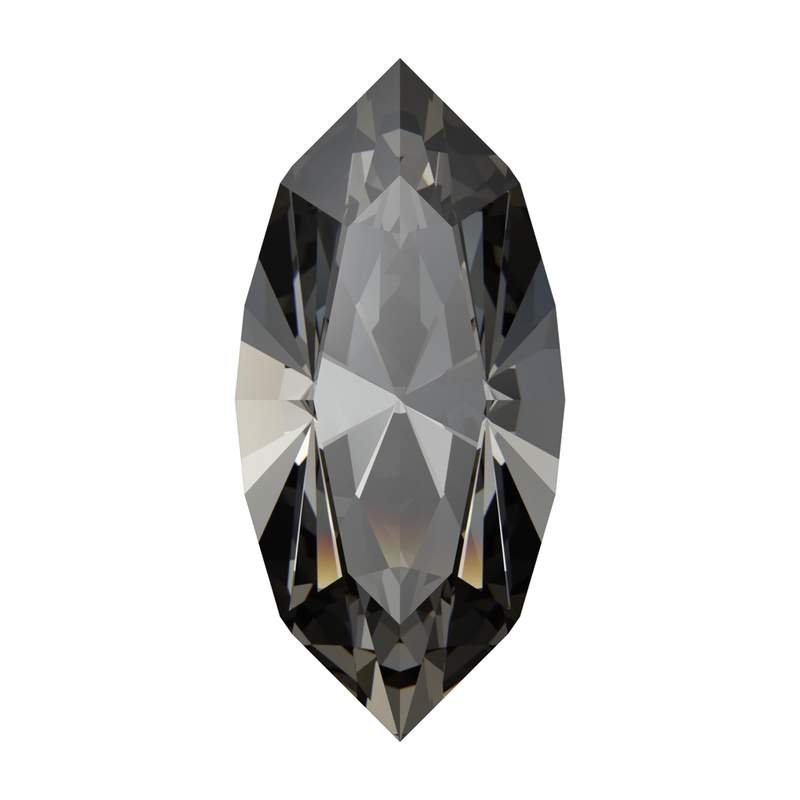 Swarovski Fancy Stones 4228 4 x 2 mm Crystal Urban Grey F