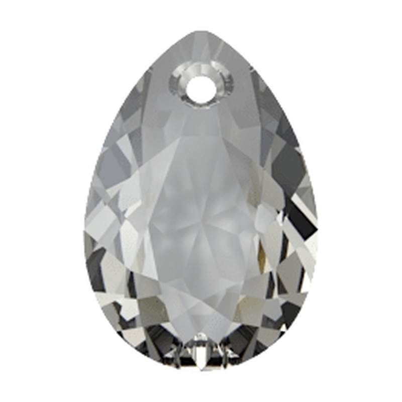 Swarovski Crystal Pendants 6433 16 mm Crystal Urban Grey