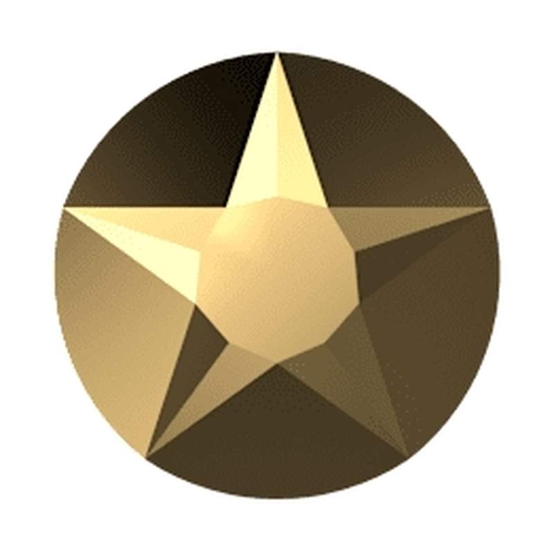 Swarovski Hotfix Crystals 2100 ss 20 Crystal Aurum A HF