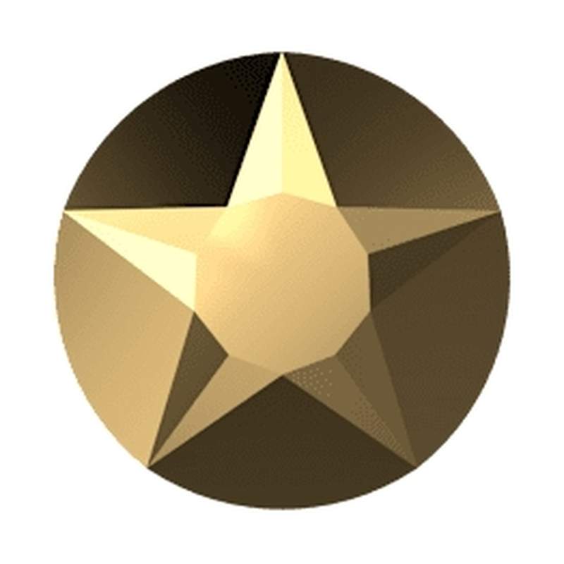 Swarovski Hotfix Crystals 2100 ss 30 Crystal Aurum A HF