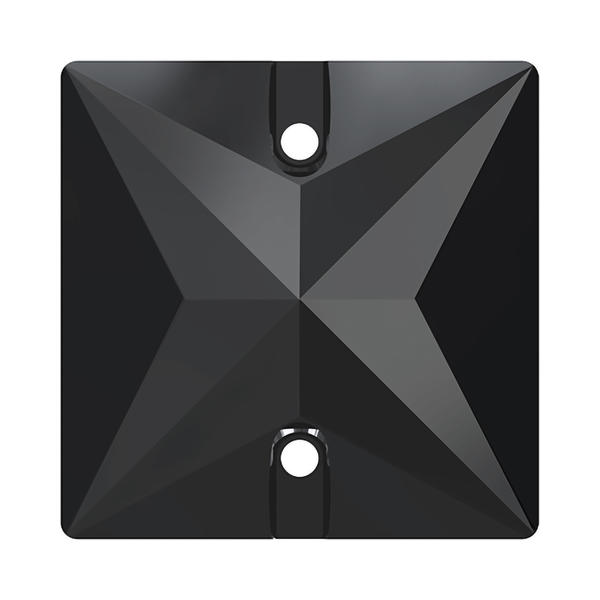 Swarovski Sew-on Crystals 3240 16 mm Jet Hematite