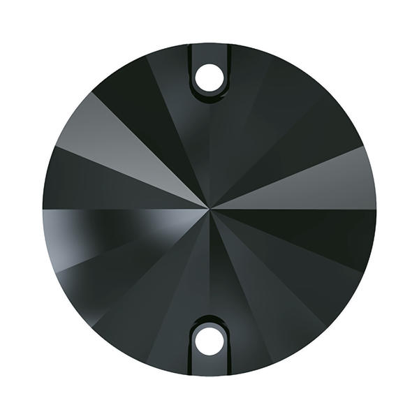 Swarovski Sew-on Crystals 3200 10 mm Jet Hematite