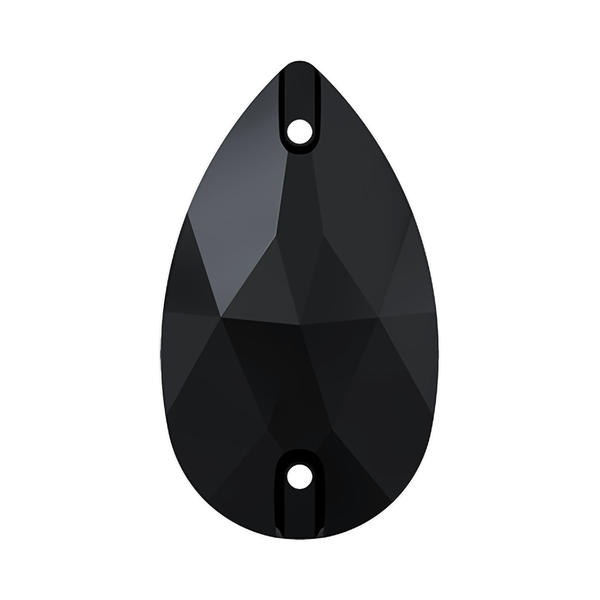 Swarovski Sew-on Crystals 3230 28 x 17 mm Jet F