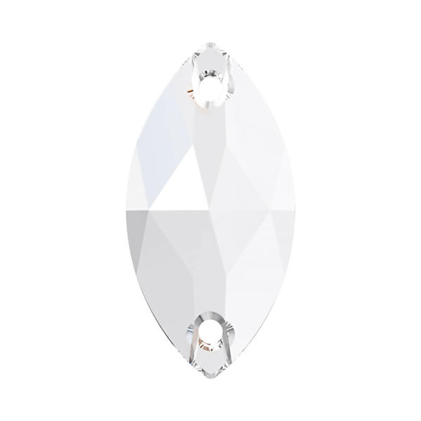 Swarovski Sew-on Crystals 3223 12 x 6 mm Crystal