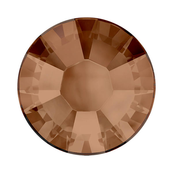 Swarovski Hotfix Crystals 2028 ss 12 Smoked Topaz Satin M HF