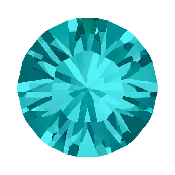 Swarovski Round Stones 1028 pp 21 Blue Zircon F