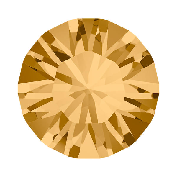 Swarovski Round Stones 1028 ss 24 Light Colorado Topaz F