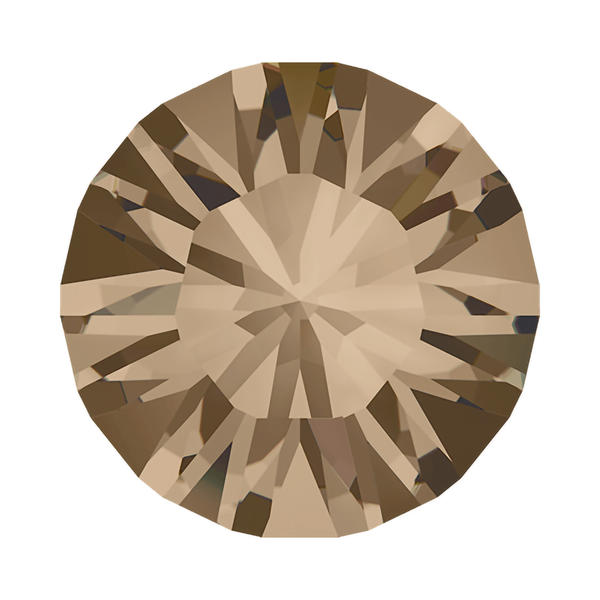 Swarovski Round Stones 1028 pp 14 Smoky Quartz F