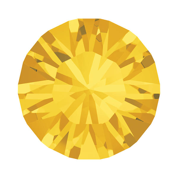Swarovski Round Stones 1028 pp 12 Light Topaz