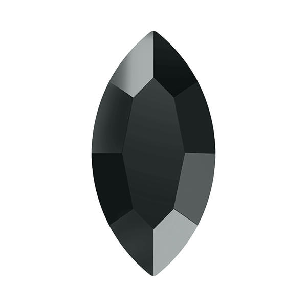 Swarovski Hotfix Crystals 2200 8 x 4 mm Jet Hematite M HF