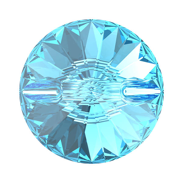 Swarovski Crystal Buttons 3015 16 mm Aquamarine M