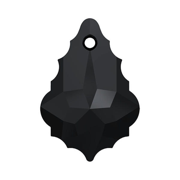 Swarovski Crystal Pendants 6090 16 x 11 mm Jet