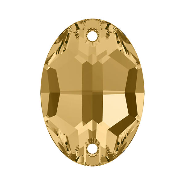 Swarovski Sew-on Crystals 3210 10 x 7 mm Light Colorado Topaz F