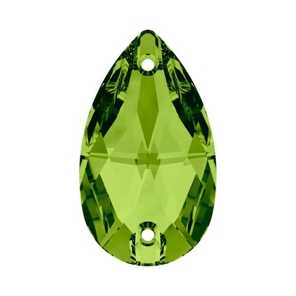 Swarovski Sew-on Crystals 3230 12 x 7 mm Olivine F