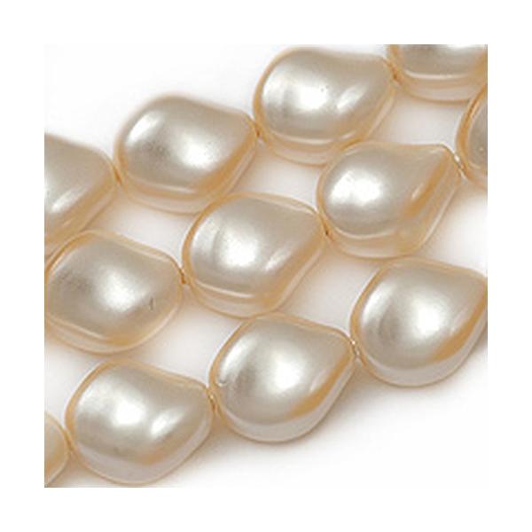 Swarovski Crystal Pearls 5826 9 x 8 mm Crystal Creamrose Pearl