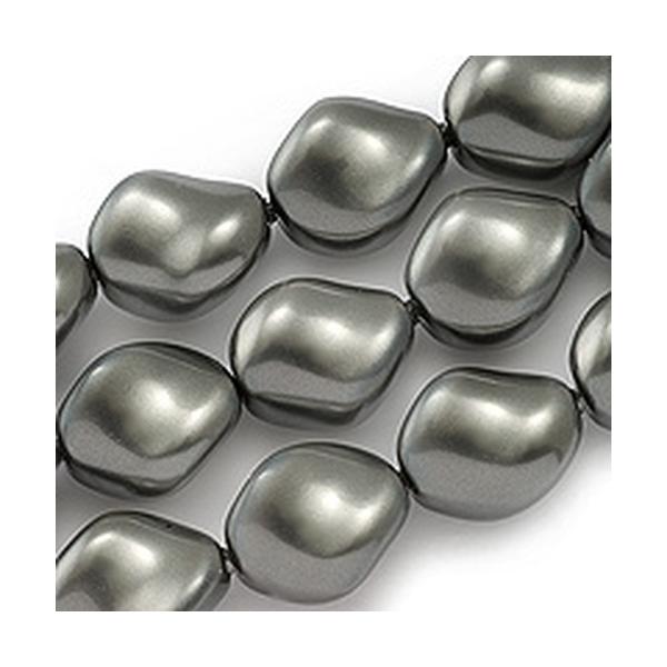 Swarovski Crystal Pearls 5826 9 x 8 mm Crystal Dark Grey Pearl