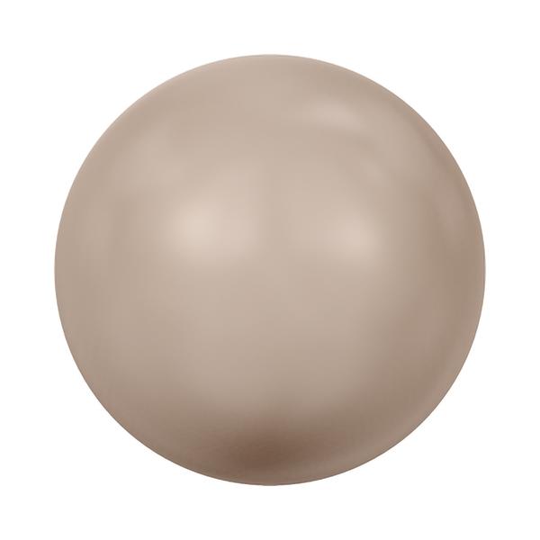 Swarovski Crystal Pearls 5818 8 mm Crystal Powder Almond Pearl