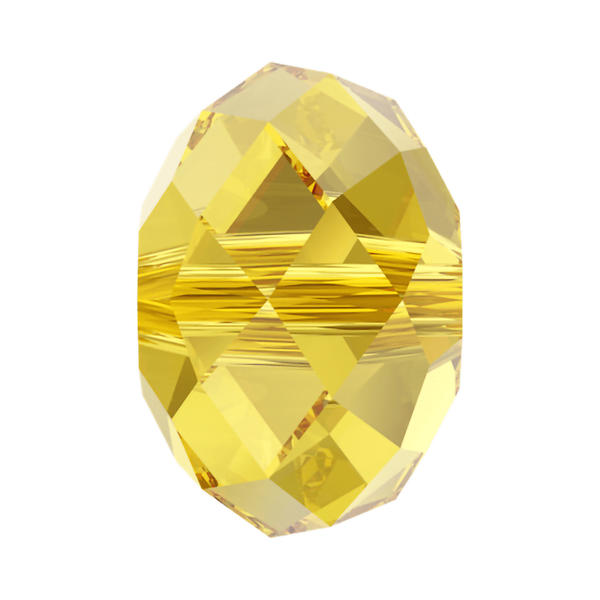 Swarovski Crystal Beads 5040 8 mm Light Topaz