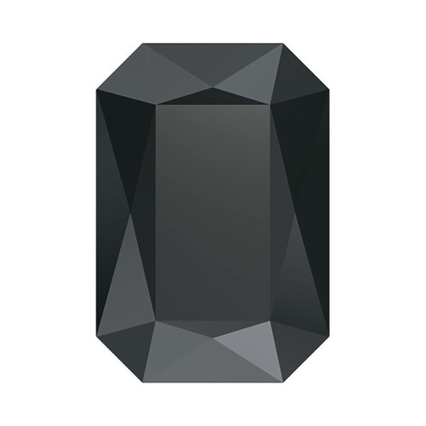 Swarovski Fancy Stones 4627 37 x 25,5 mm Jet Hematite