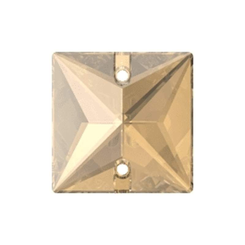 Swarovski Sew-on Crystals 3240 22 mm Crystal Golden Shadow F