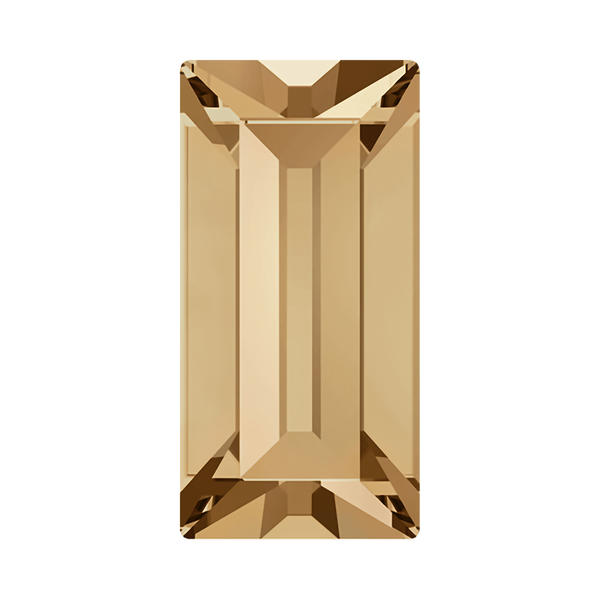 Swarovski Fancy Stones 4501 7 x 3 mm Crystal Golden Shadow F