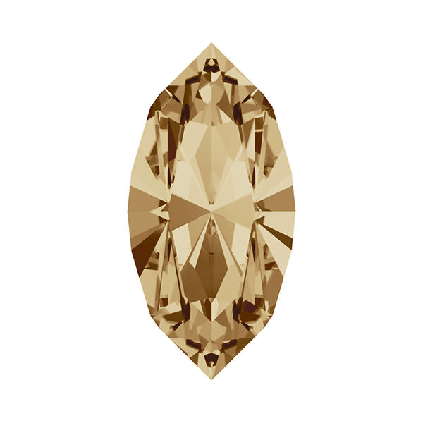 Swarovski Fancy Stones 4228 5 x 2,5 mm Crystal Golden Shadow F