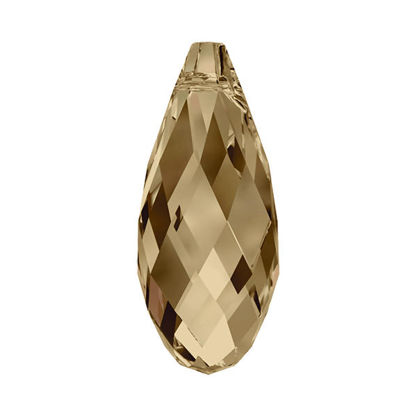 Swarovski Crystal Pendants 6010 17 x 8,5 mm Crystal Golden Shadow