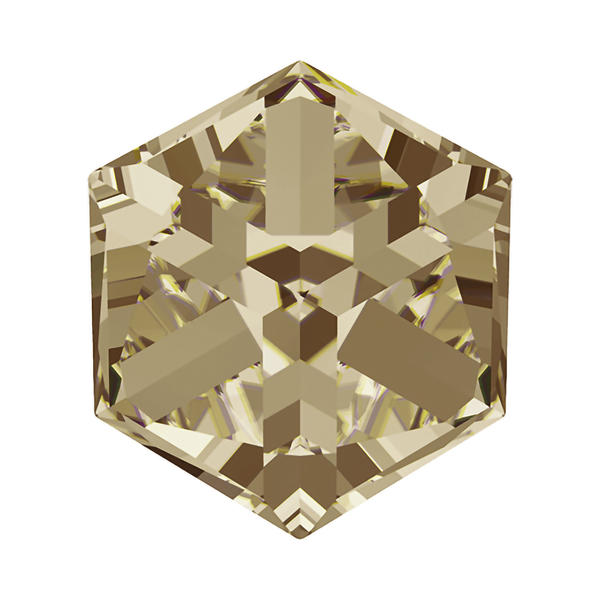 Swarovski Fancy Stones 4841 8 mm Crystal Golden Shadow CAL VZ