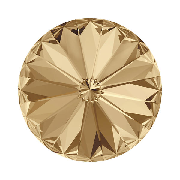 Swarovski Round Stones 1122 14 mm Crystal Golden Shadow