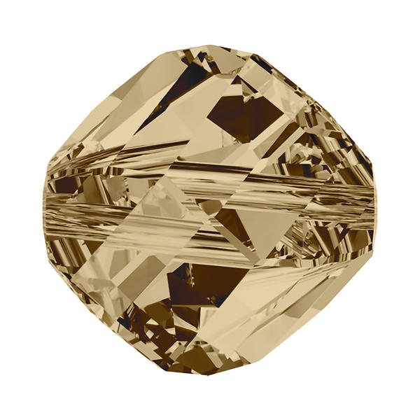Swarovski Crystal Beads 5020 8 mm Crystal Golden Shadow