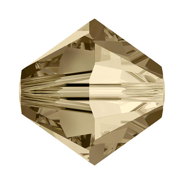 Swarovski Crystal Beads 5328 2,5 mm Crystal Golden Shadow