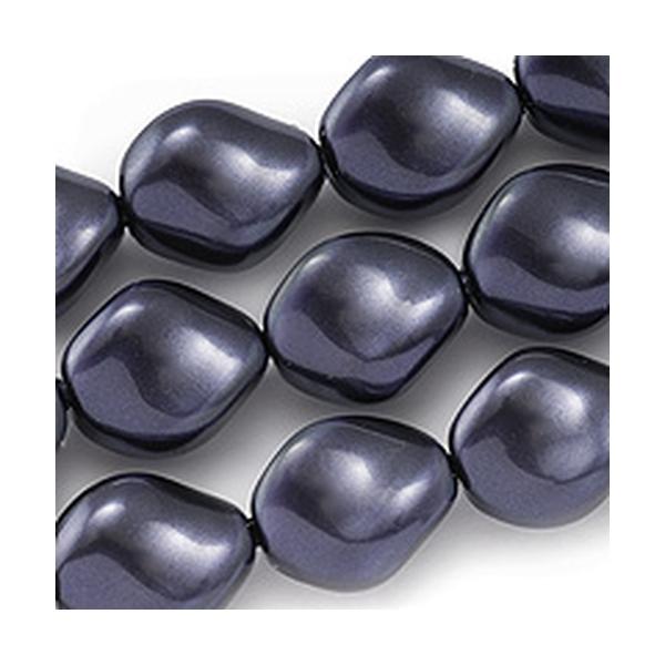 Swarovski Crystal Pearls 5826 9 x 8 mm Crystal Dark Purple Pearl