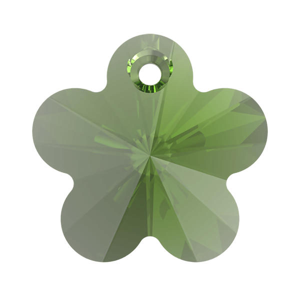 Swarovski Crystal Pendants 6744 14 mm Peridot