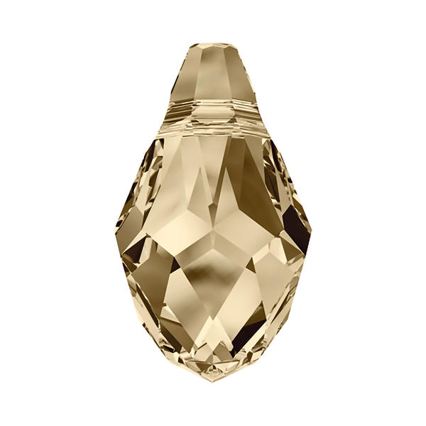 Swarovski Crystal Pendants 6007 7 x 4 mm Crystal Golden Shadow