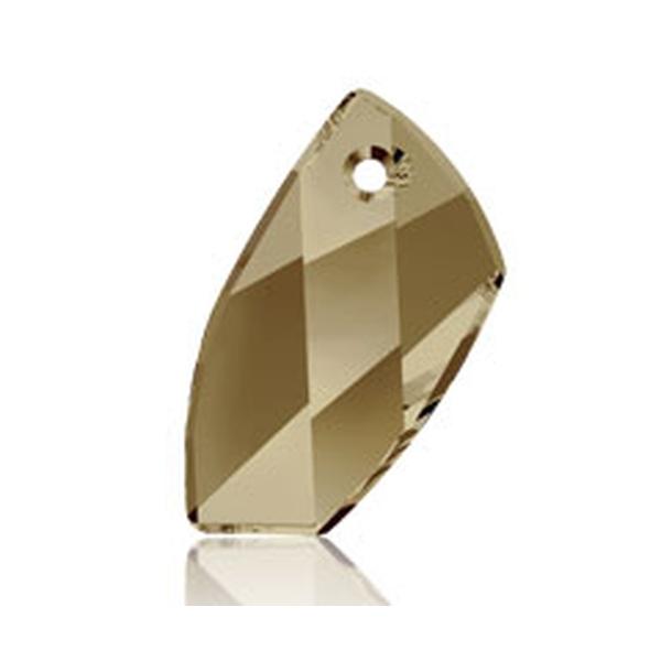 Swarovski Crystal Pendants 6620 20 mm Crystal Golden Shadow