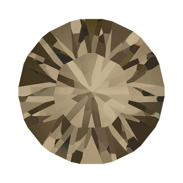 Swarovski Round Stones 1028 pp 21 Smoky Quartz F