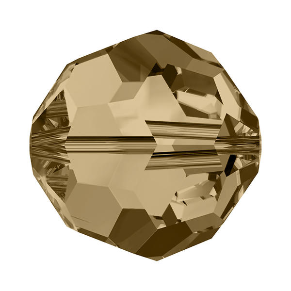 Swarovski Crystal Beads 5000 10 mm Crystal Golden Shadow