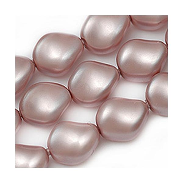 Swarovski Crystal Pearls 5826 9 x 8 mm Crystal Powder Rose Pearl