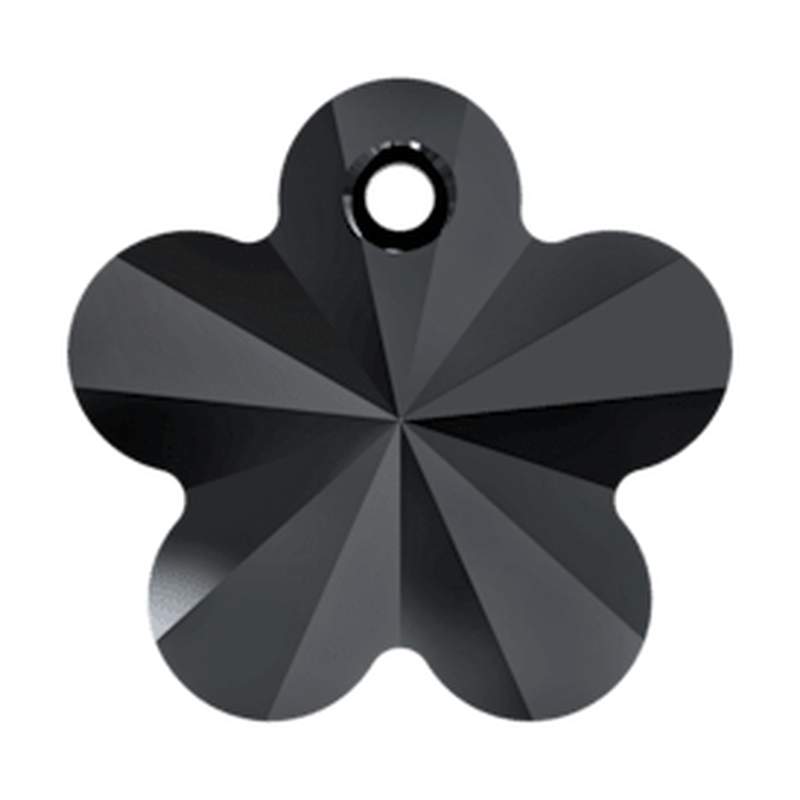 Swarovski Crystal Pendants 6744 12 mm Jet