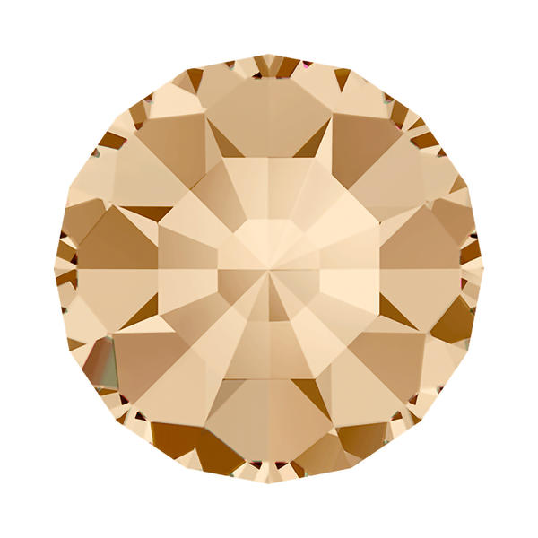 Swarovski Round Stones 1100 pp 3 Crystal Golden Shadow F
