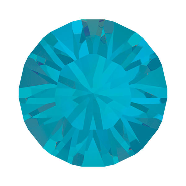 Swarovski Round Stones 1028 pp 6 Caribbean Blue Opal F