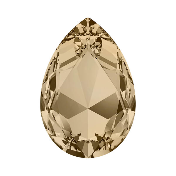 Swarovski Fancy Stones 4327 30 x 20 mm Crystal Golden Shadow