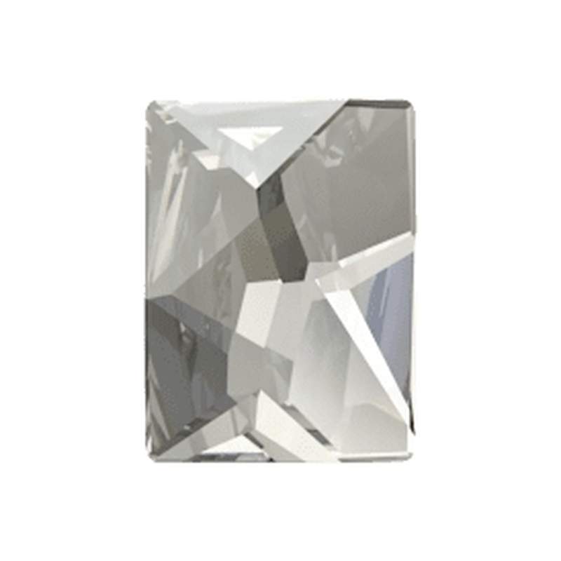Swarovski Flatback Crystals 2520 8 x 6 mm Crystal Silver Shade F