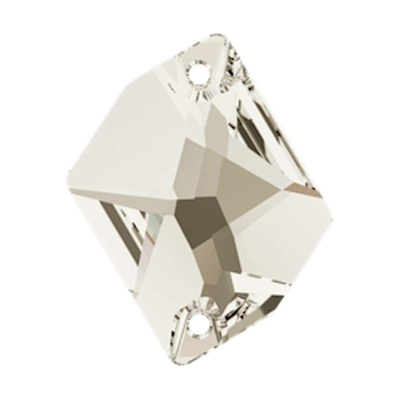 Swarovski Sew-on Crystals 3265 26 x 21 mm Crystal Silver Shade