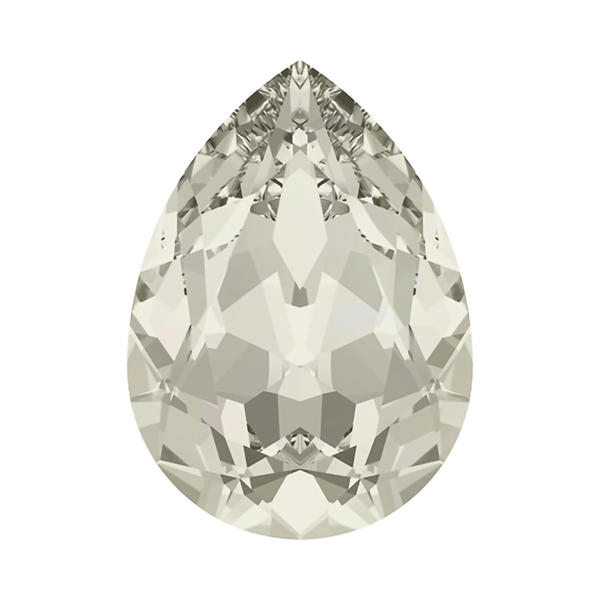 Swarovski Fancy Stones 4320 6 x 4 mm Crystal Silver Shade F